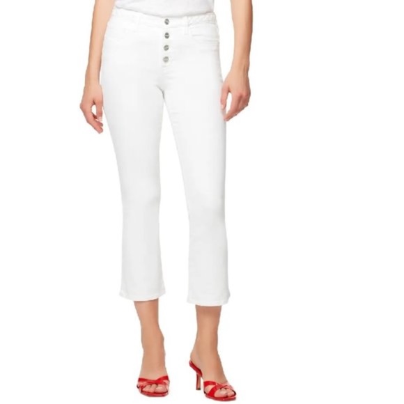 Sanctuary Connector Button Fly Kick Crop Jeans - Picture 1 of 11